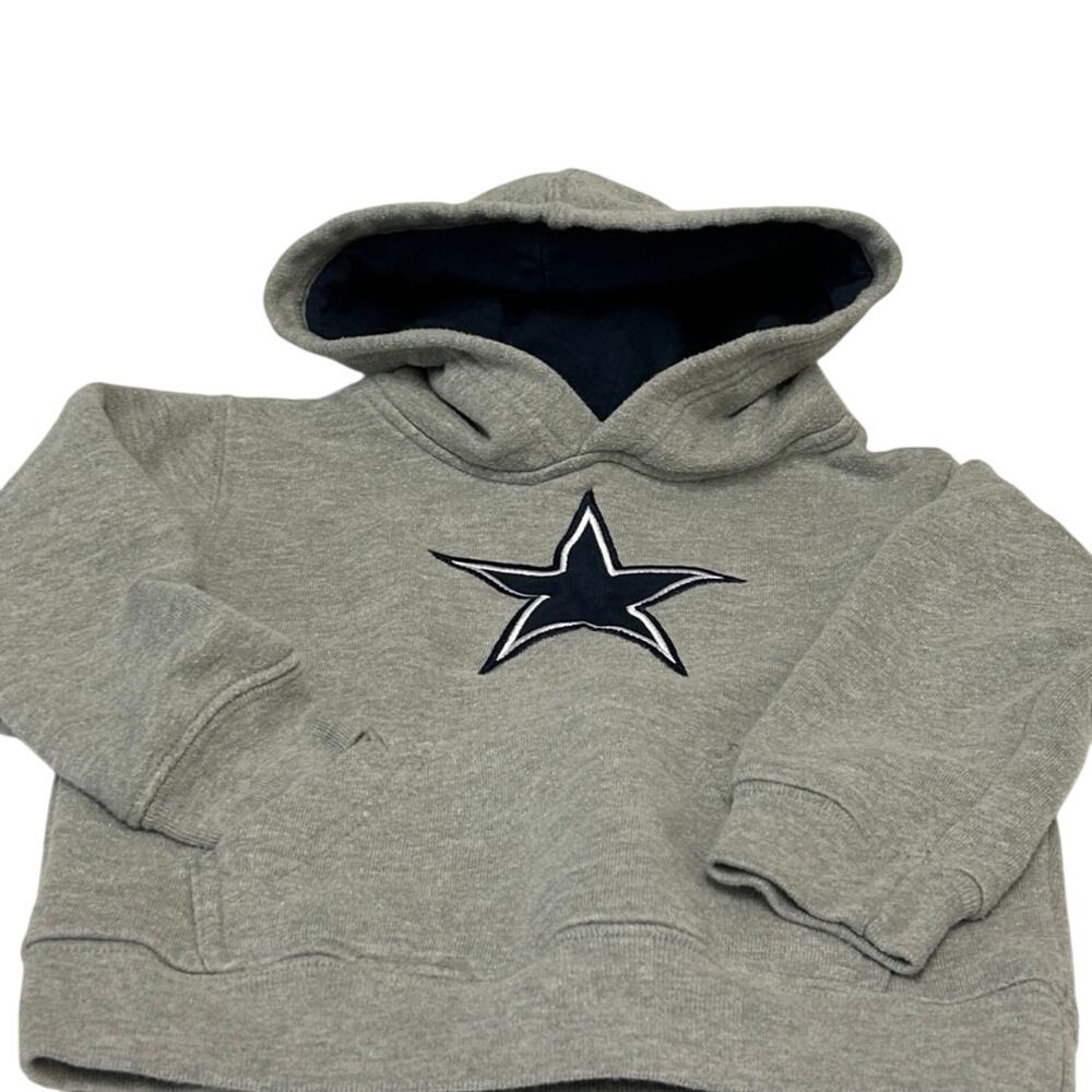 Team Apparel sz 3T Dallas Cowboy gray pullover hoodie Navy Star